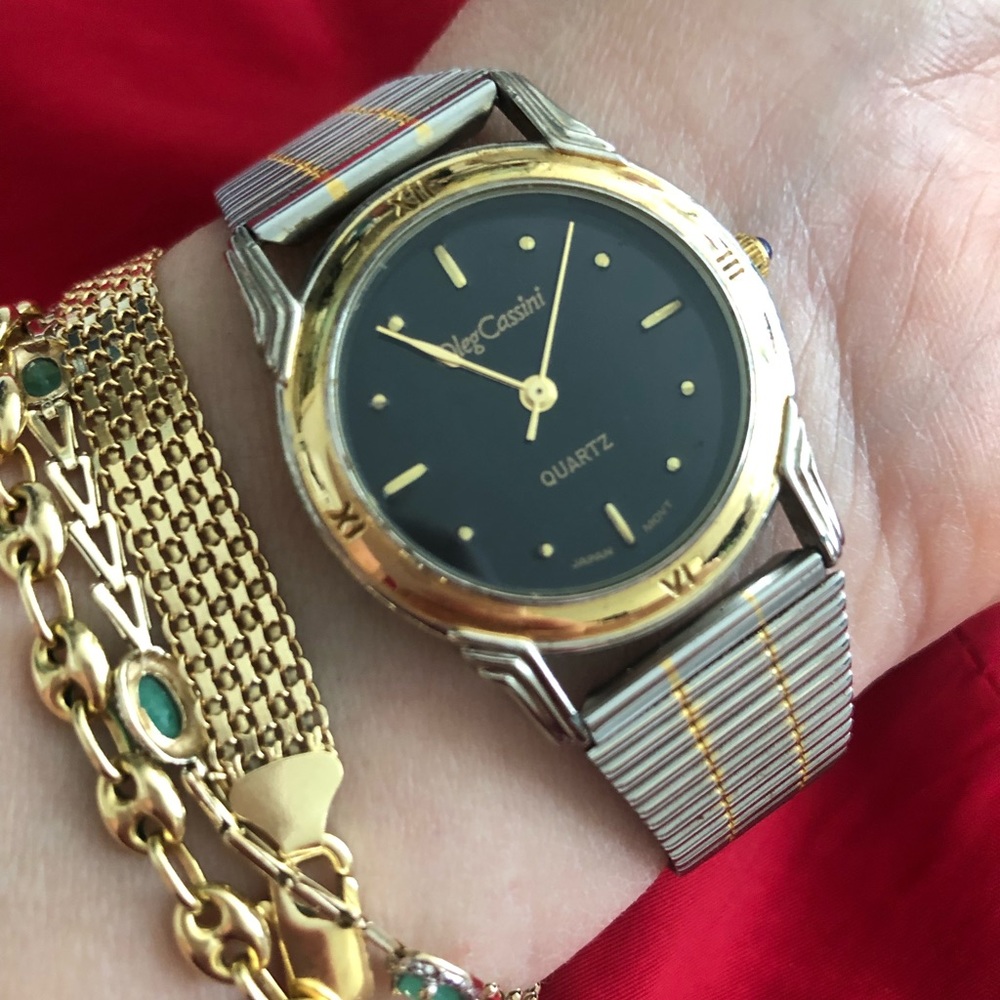 Oleg Cassini 31941 OC quartz watch fits up to 7-7.5 wrist